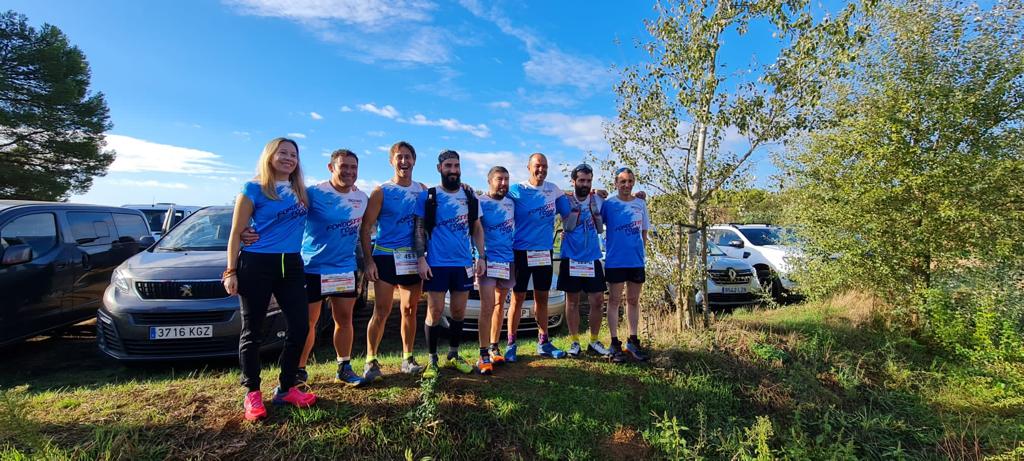 Equip de Fondistes Tossa en una prova solidària